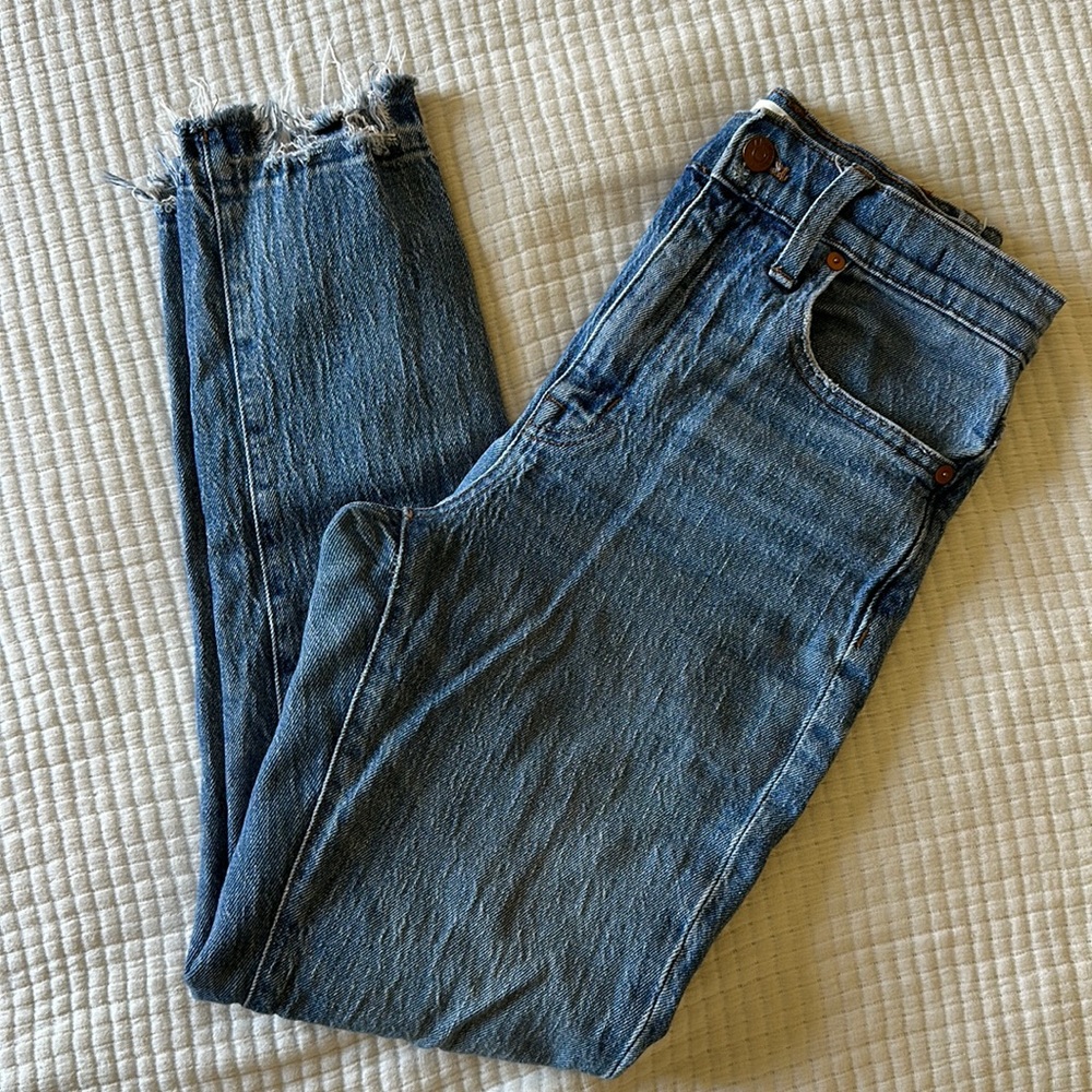 Madewell High Rise Slim Boyjean